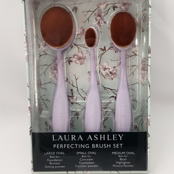Laura Ashley Perfecting Brush Set Large Oval/Small Oval/Medium Oval - Picture 8 of 15